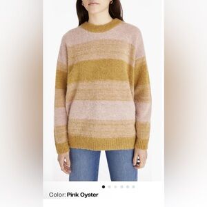 Madewell Fiji space dye stripe pullover